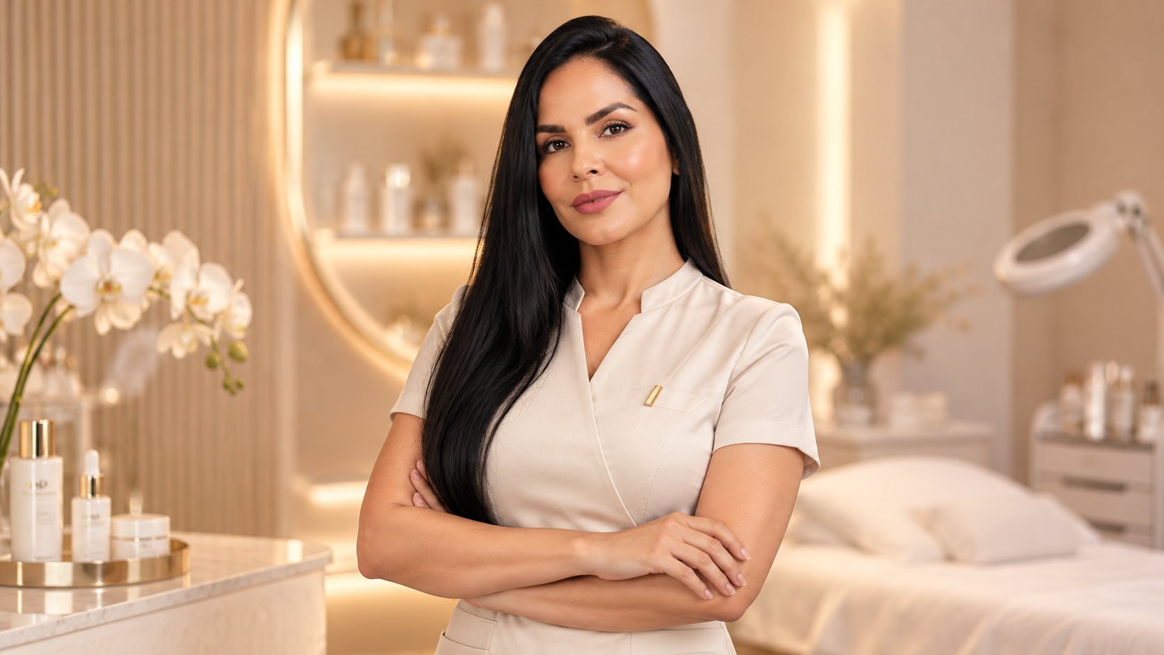 Marysol Pantoja en su centro estético